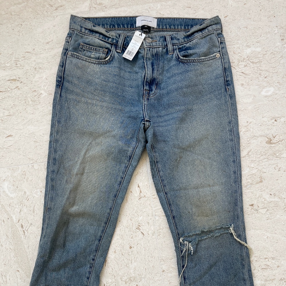 NWT Current Elliot The Fling cropped jeans
